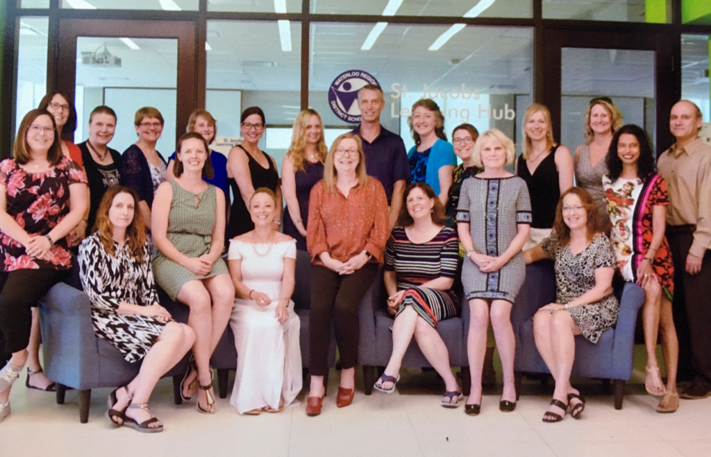 Photograph of the WRDSB Psychology Department staff. 